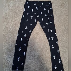 Killstar skull and cross leggings